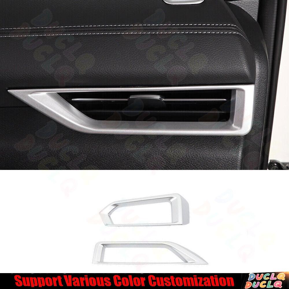 For Nissan Sentra 2020-24 Matte Silver Console L&R Air Outlet Vent Cover Trim 2*
