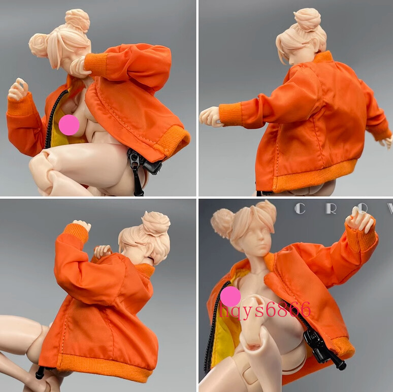1/12 Scale Jacket Coat Top Clothes Model for 6