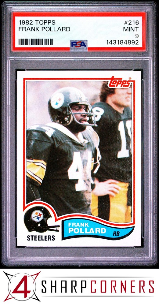 1982 Topps #216 Frank Pollard Rc Steelers Psa 9eBay’s best selection of sports cards is always at 4SC