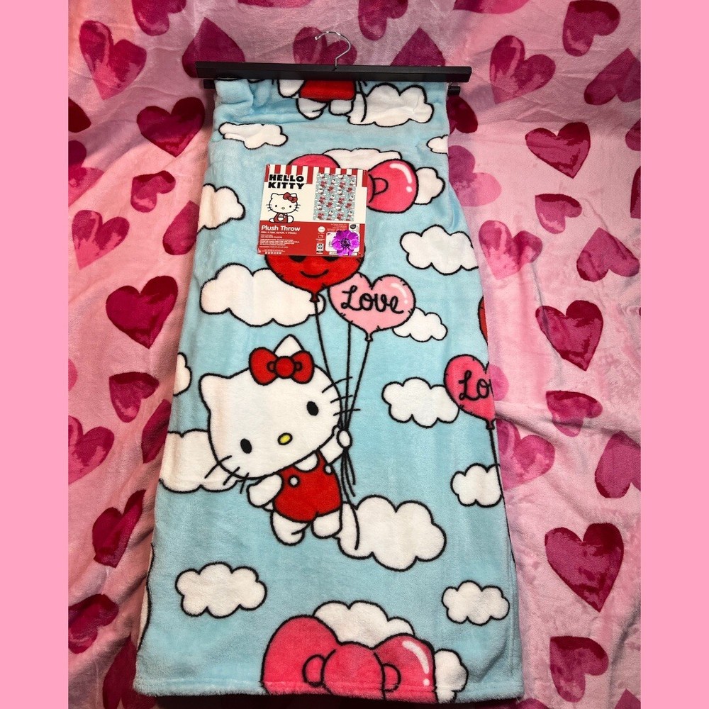 Hello Kitty Valentines Day 2025  Throw Blanket
