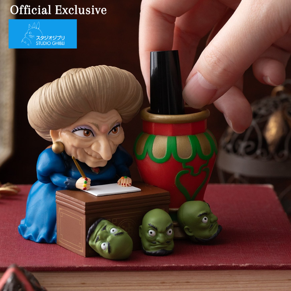 Spirited Away Yubaba Stamp & Pen Stand Figure Holder Studio Ghibli Japan Limited
