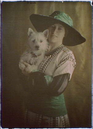 Photo:and Harriman Mrs. dog her