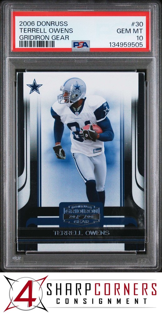 2006 Donruss Gridiron Gear #30 Terrell Owens Hof Pop 3 Psa 10Over 20 years of trusted service on eBay. Shop today!