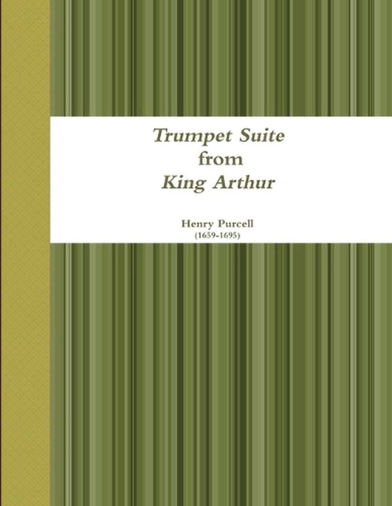 Trumpet Suite from King Arthur by Henry Purcell (Italian) Paperback Book