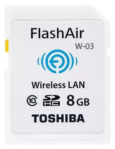 Camera Flashair W-03 Sdhc Memory Card 8Gb Sd-We008G