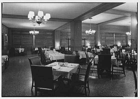 New York City. Grille Room, to lunch room, , Stouffer's restaurant, E. 42nd St.