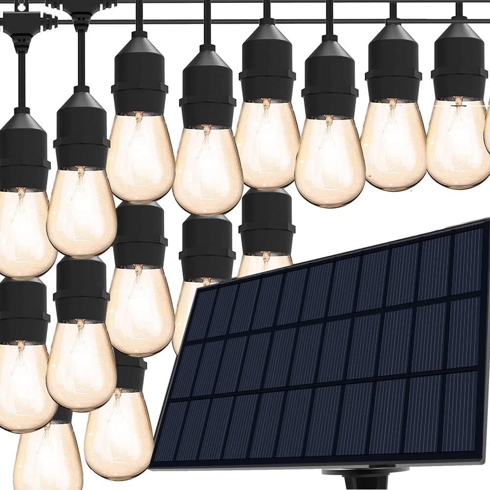 Waterproof 44FT Solar Outdoor Patio Lights for Energy-Efficient Garden Lighting