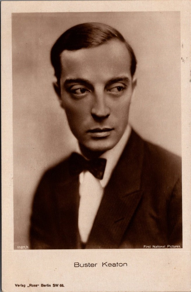 Buster Keaton Ross Verlag RPPC First National Pictures Silent Film Era