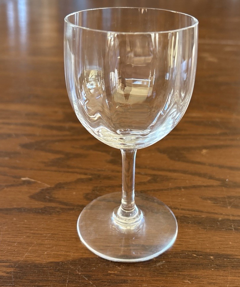 One Or Set Baccarat Montaigne Optic 5 Inch Port / White Wine Glasses