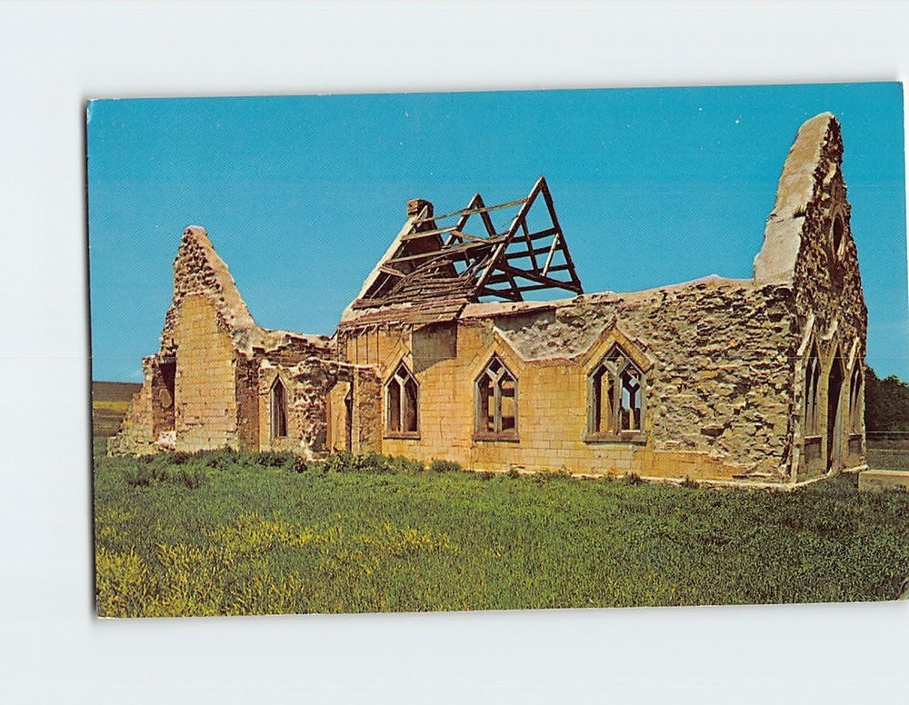 Postcard Fort Randall Chapel South Dakota USA North America
