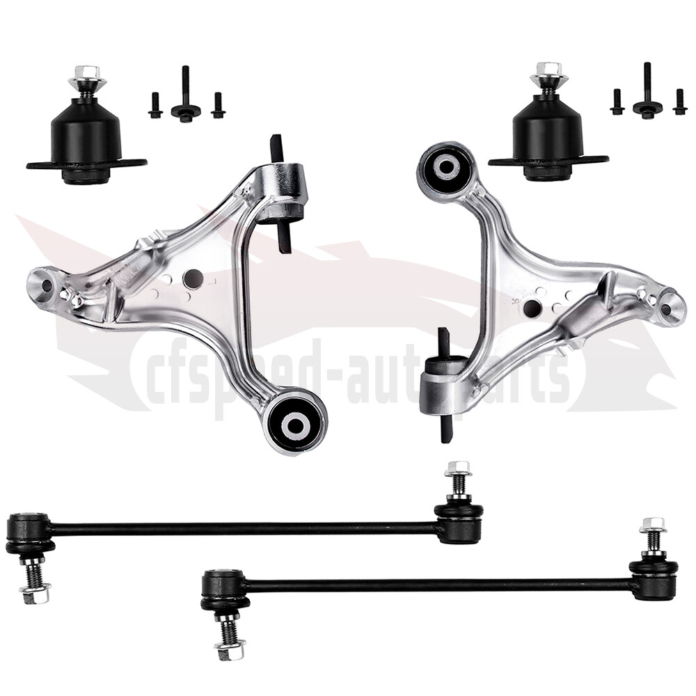 Volvo S60 V70 01-06 Front Control Arm Ball Joint Suspension Kit - 6pc Set  