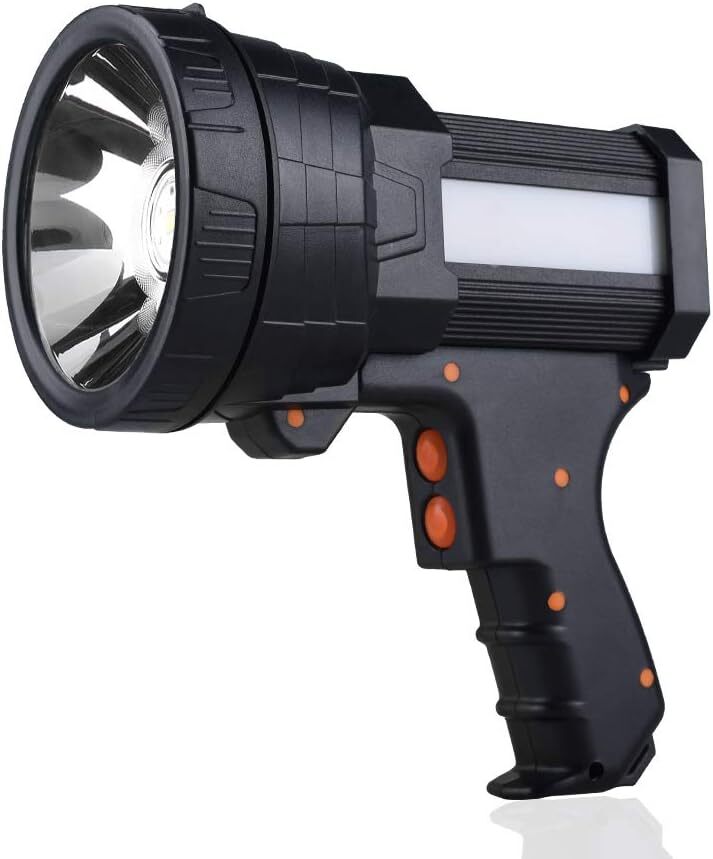 Super Bright 1000K LM Rechargeable LED Spotlight Handheld Flashlight