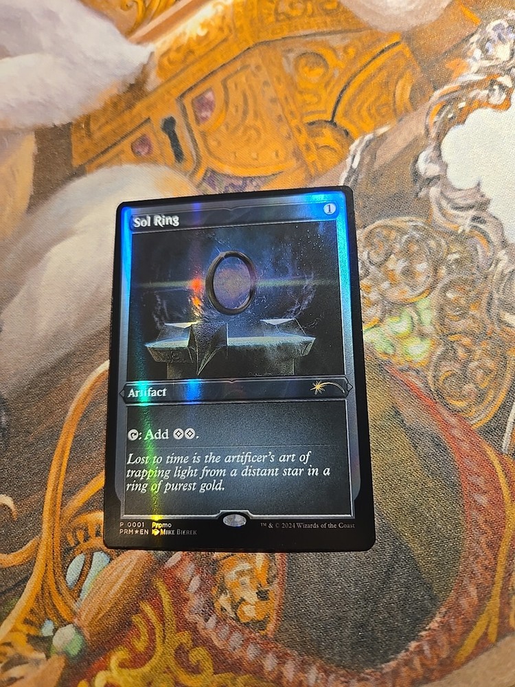 Sol Ring Foil MTG Buy-a-Box Promo in Near Mint Condition
