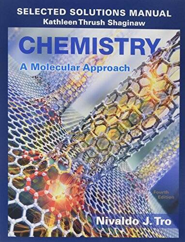 Selected Solutions Manual for Chemistry: A Molecular Approach - Paperback - GOOD