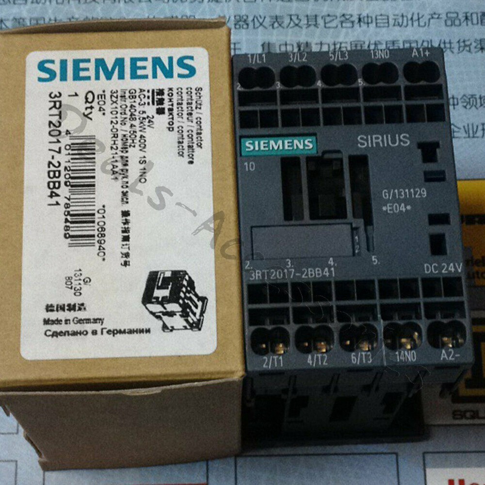 New in box   contactor 3RT2017-2BB41 DC24V (1PCS ) #E8