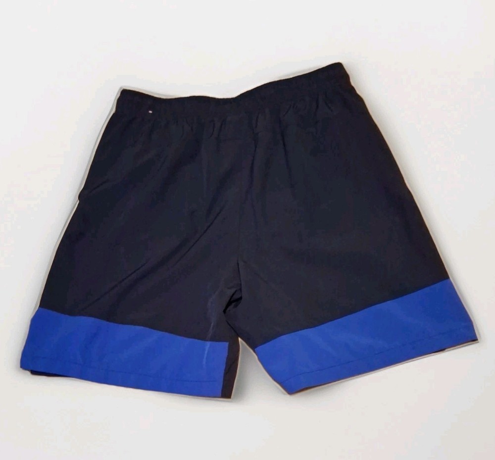 NWOT Nike DRI-FIT Athletic Woven Training Shorts Mens Sz L Royal/Black Colorway