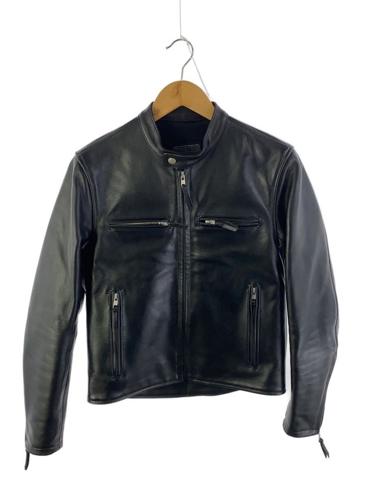 Kadoya Single Riders Jacket/S/Cowhide/Blk/Plain 3482