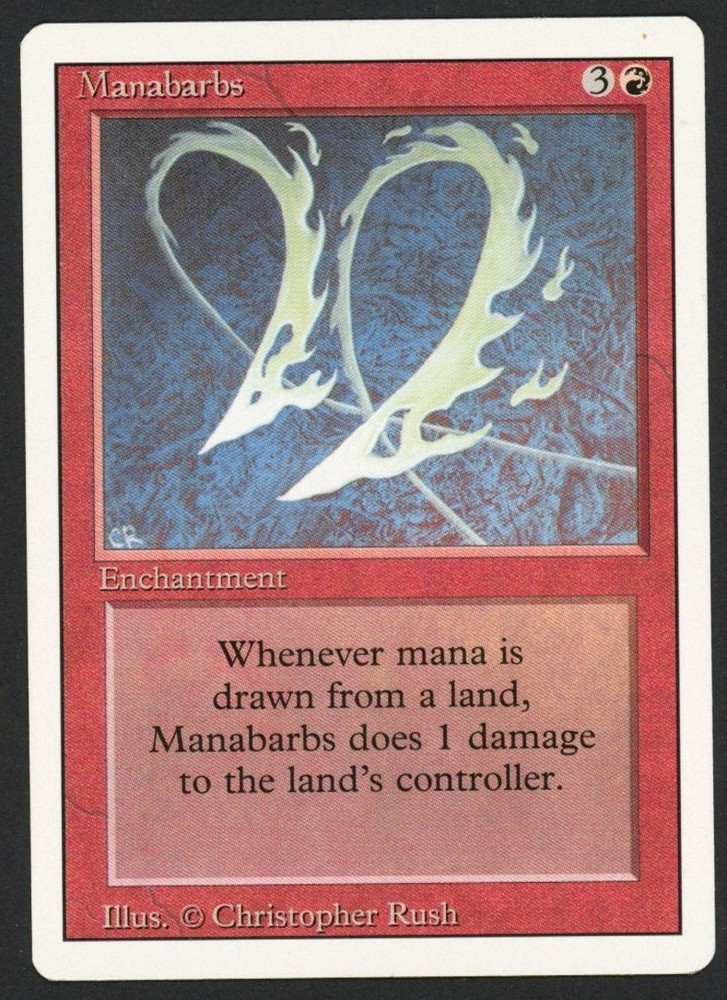 ***Manabarbs*** MTG Revised Magic Kid Icarus