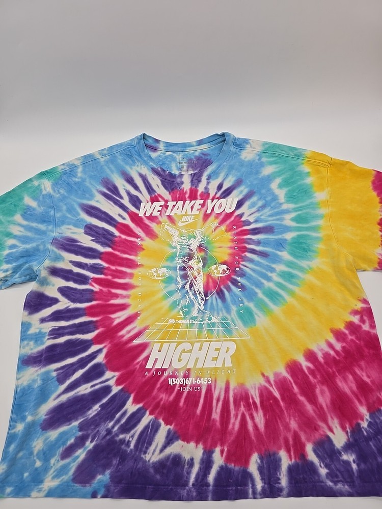 Nike NSW Vibe Tie Dye Travis Scott Style T-Shirt Men’s Size XXL ..#16575
