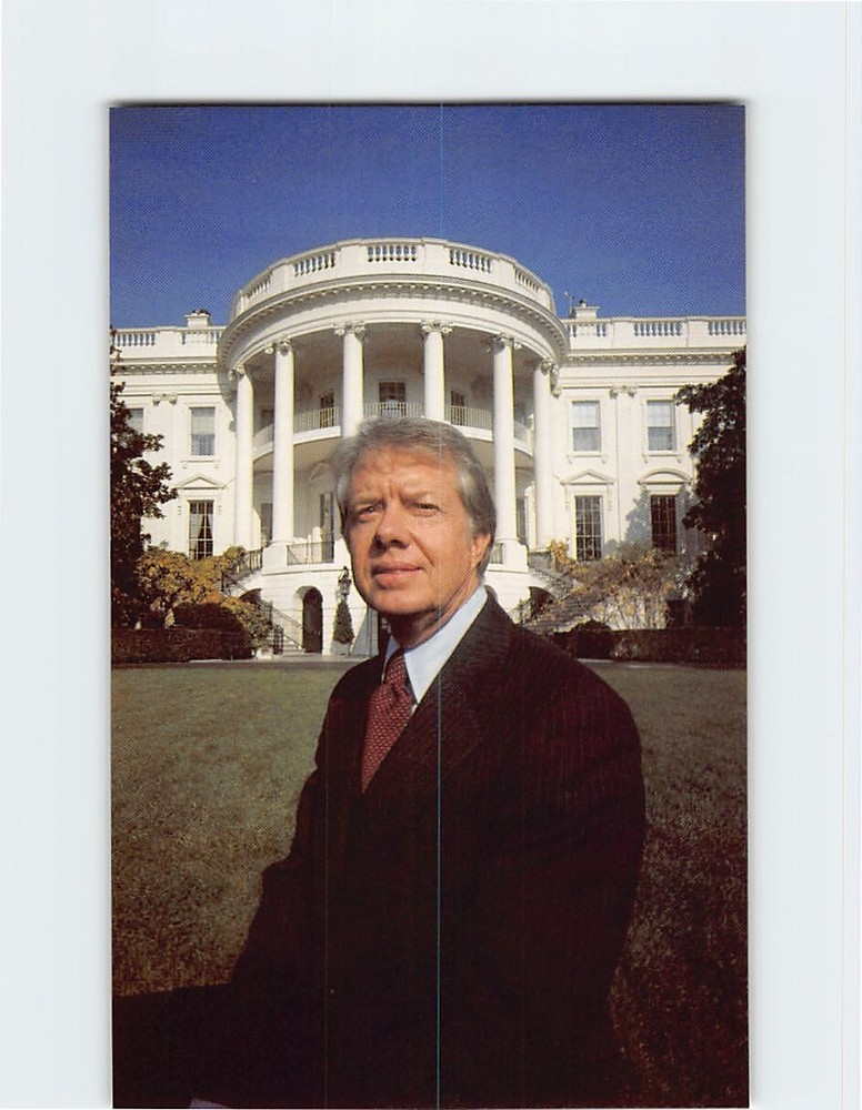 Postcard President Jimmy Carter White House Washington DC USA