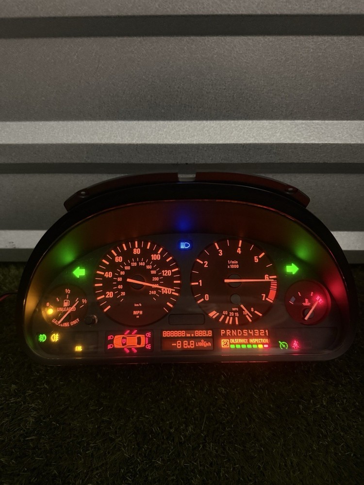 1997 - 2000 BMW 528i E39 Speedometer Instrument Gauge Cluster OEM