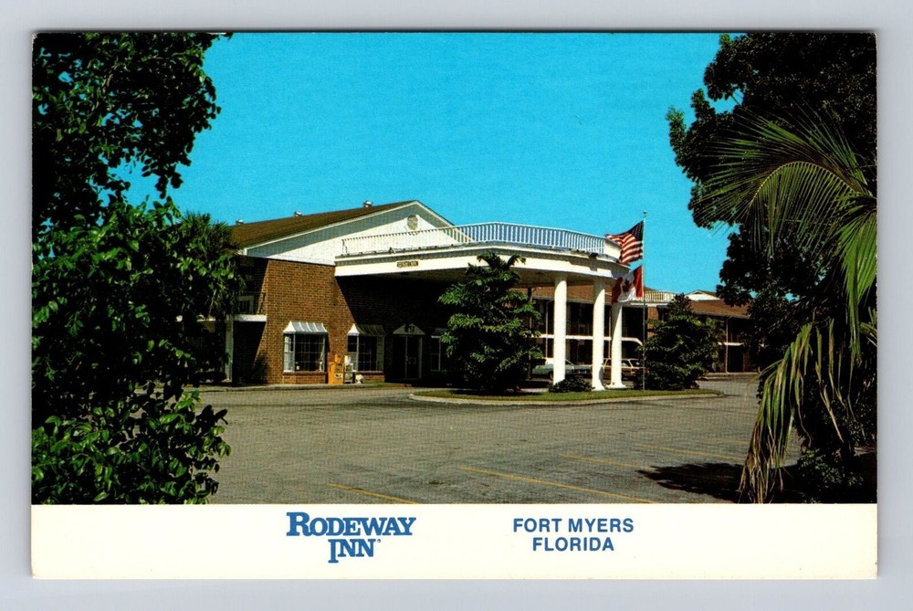 Fort Myers FL- Florida, Rodeway Inn, Advertisement, Antique, Vintage Postcard