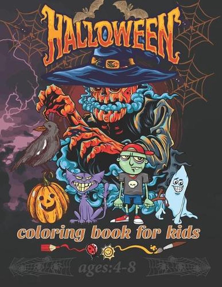 Halloween Coloring Book for Kids: Spooky and Fun Coloring Book for Girls and Boy