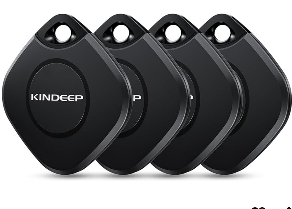 Tracker Air Tag 4-Pack: Bluetooth Smart Item Finder Compatible with iOS & Find My App