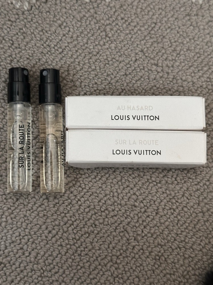 Louis Vuitton Sur La Route & Au Hasard Perfume Spray Sample Size Vials