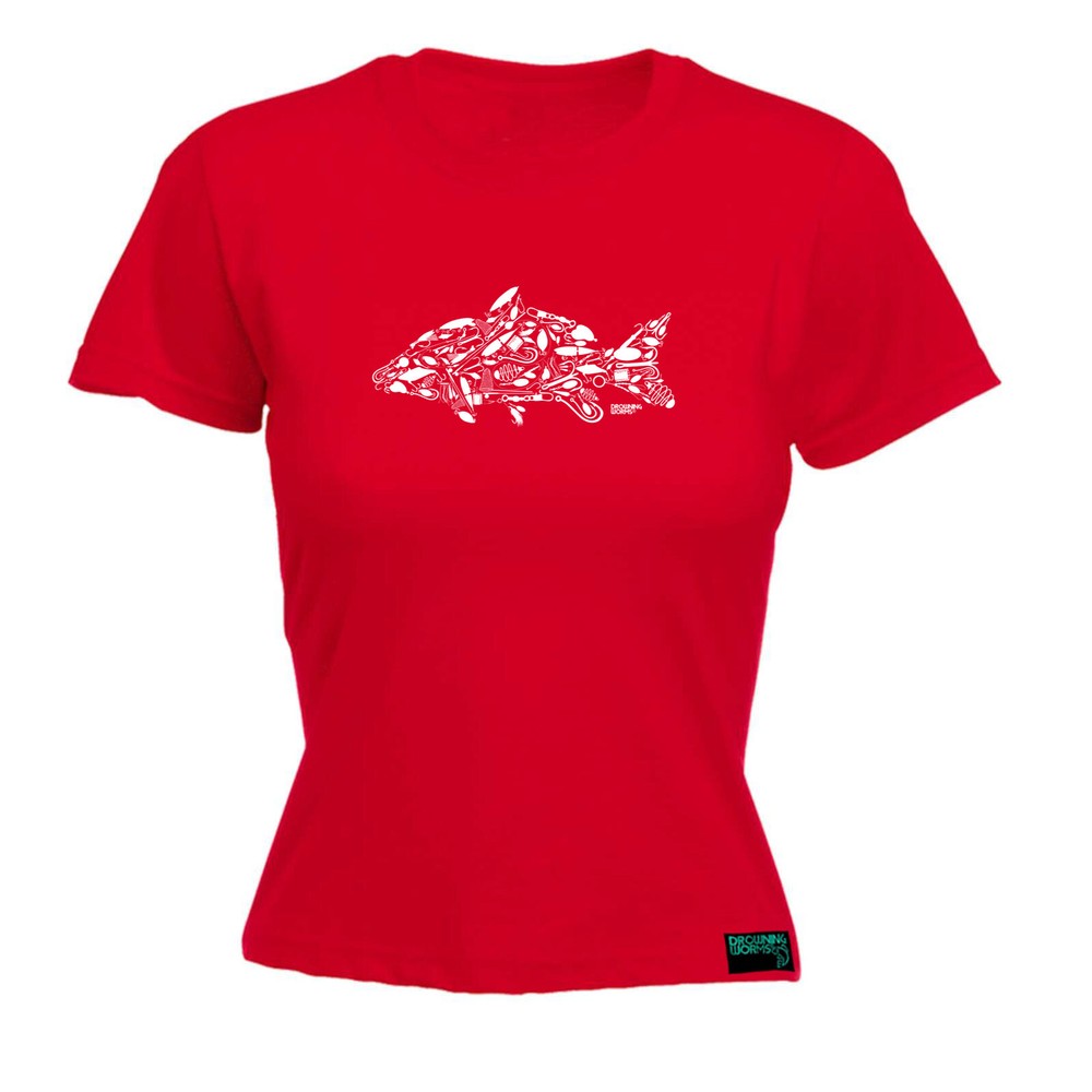 Fishing Dw Hook Carp - Womens T Shirt Funny T-Shirt Novelty gift tshirt