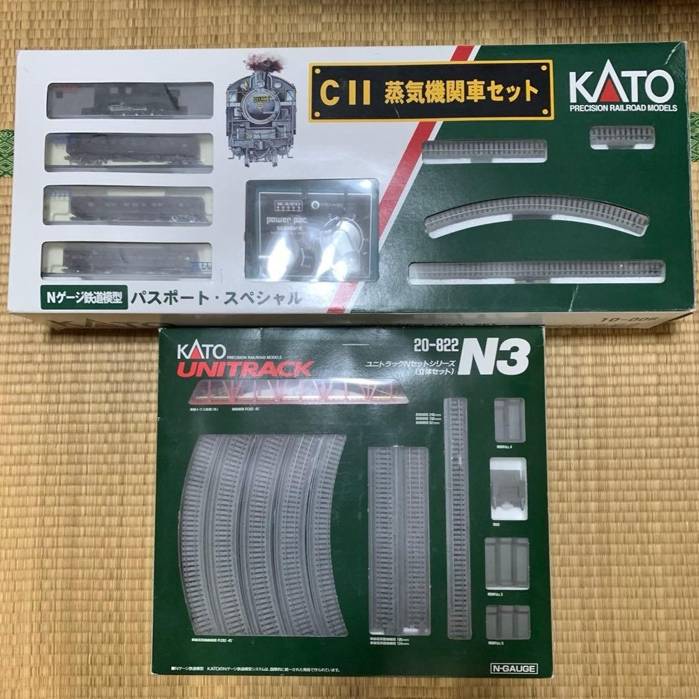 N gauge KATO model train C11 steam locomotive set #c80cd8