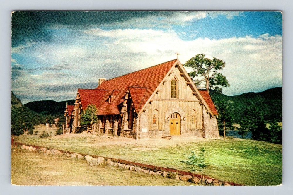 Estes Park CO-Colorado Our Lady Of Mountains Catholic Church Vintage Postcard