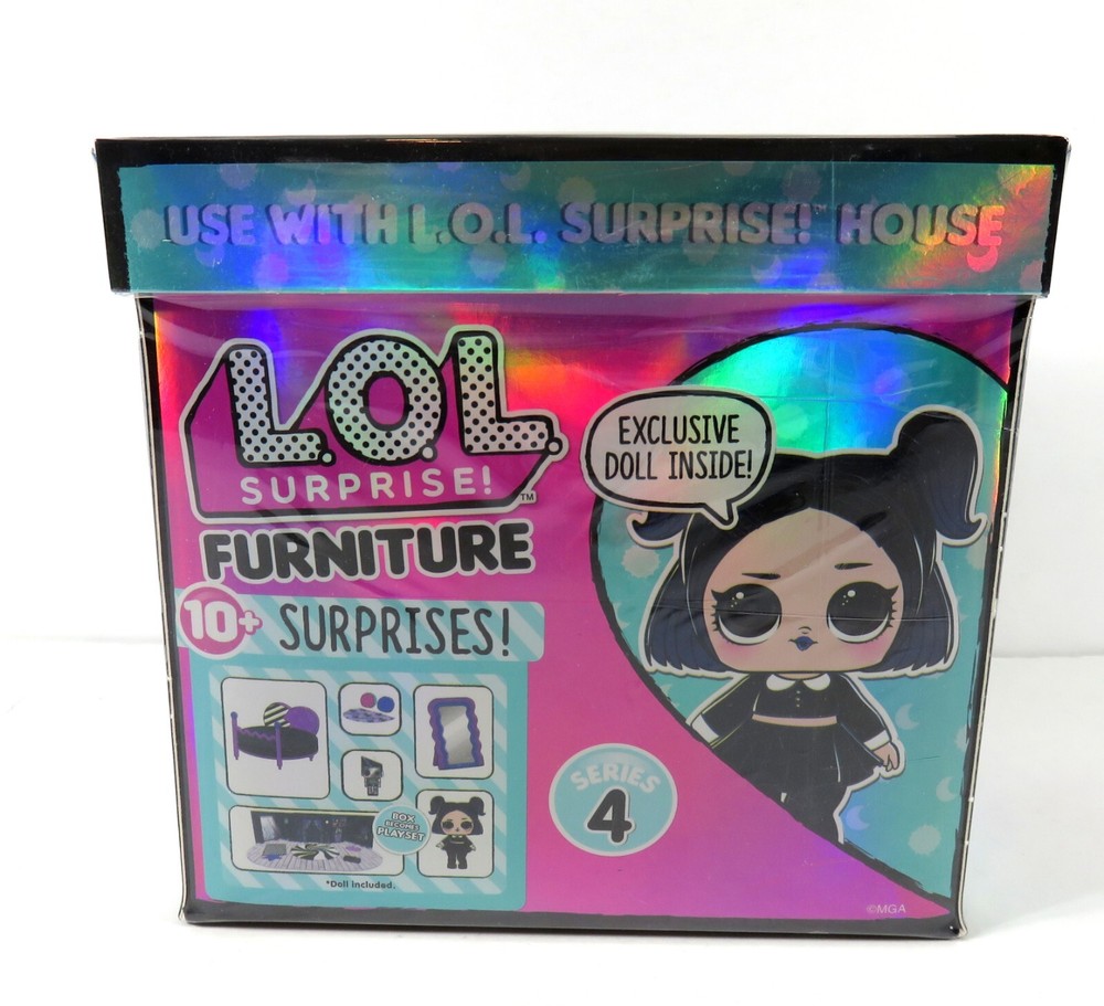 LOL Surprise DUSK Doll Cozy Zone Furniture 10+ Surprises NEW Series 4