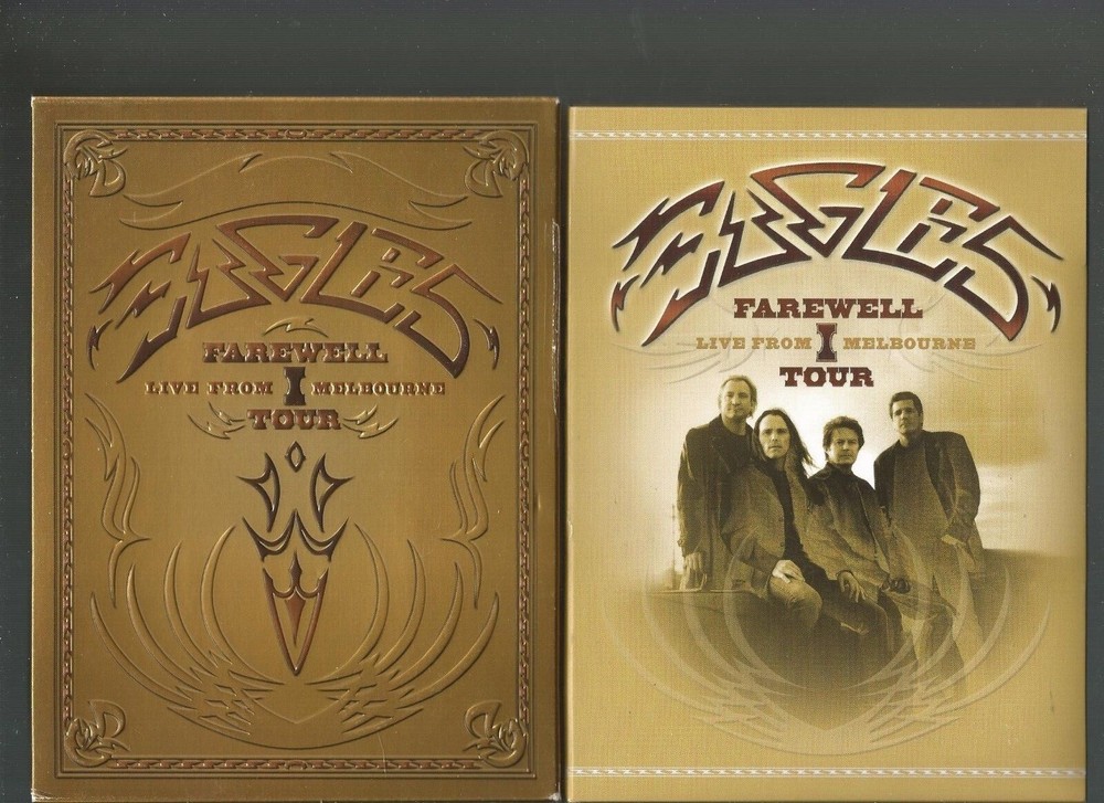 Eagles Farewell Tour Melbourne Live DVD 2-Disc Set with Booklet in Great Condition