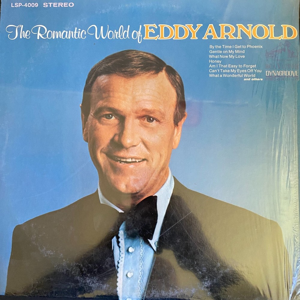 Eddy Arnold – The Romantic World LP Record 1968 RCA Victor Country 33 RPM