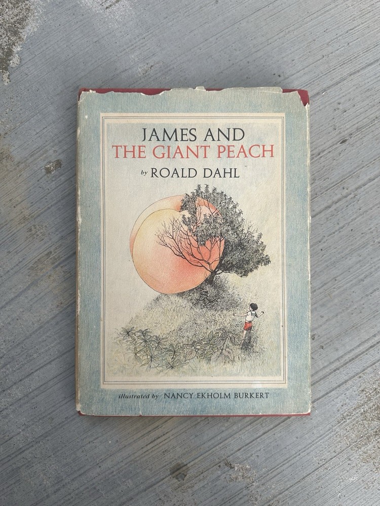 1961 James And The Giant Peach Roald Dahl Vintage Hardcover Book