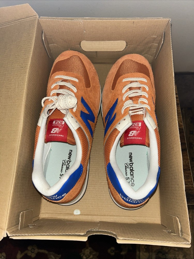 New Balance 574 Men's Shoes in Orange RARE!