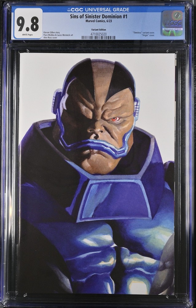Sins of Sinister Dominion 1 CGC 9.8 Alex Ross Virgin Variant