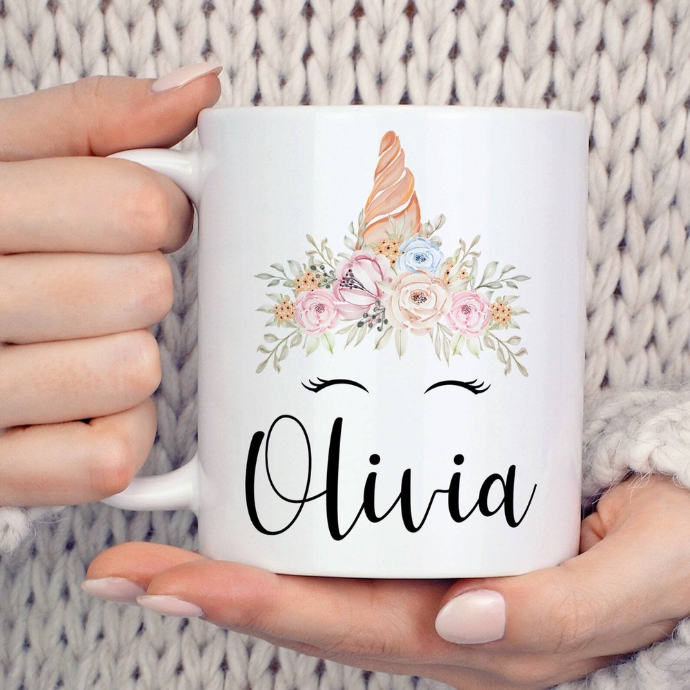 Personalized Unicorn Coffee Mug Unicorn Mug Cute Unicorn Mug Unicorn Coffee Cup