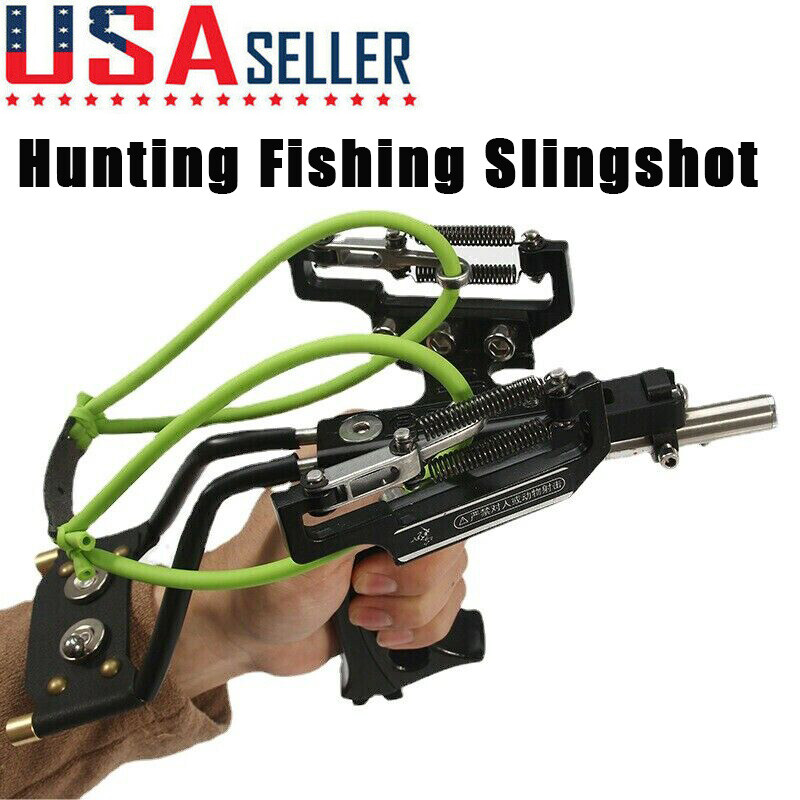 Slingshot Hunting Archery Arrows Infrared Light Arrow Rest Fishing Catapult Pro