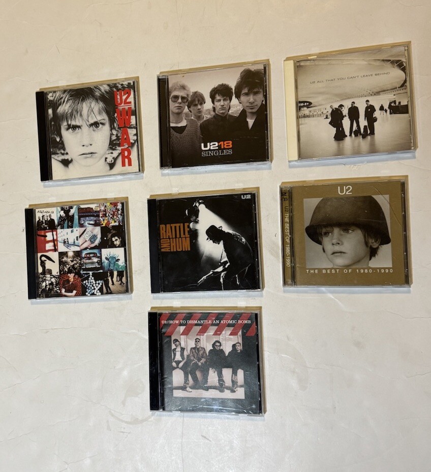 U2 Cd Lot Of 7 Various Years