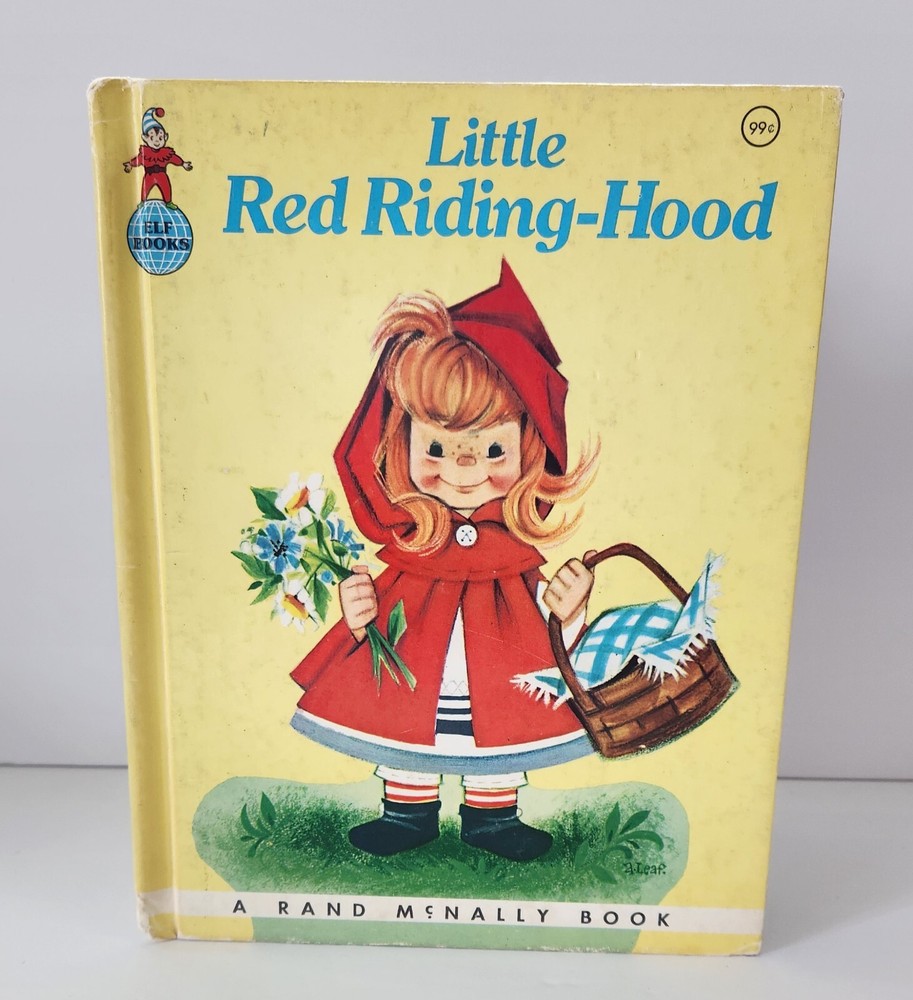 Vintage Little Red Riding Hood, 1958 Ed, TIP TOP ELF BOOK, Rand McNally