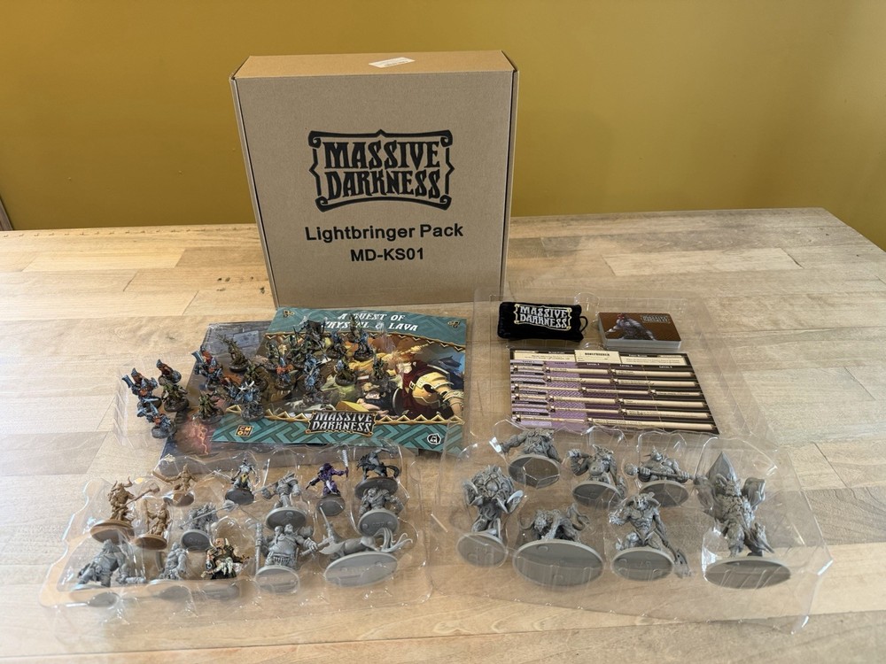 Massive Darkness Lightbringer Pack (Kickstarter) - New - Complete