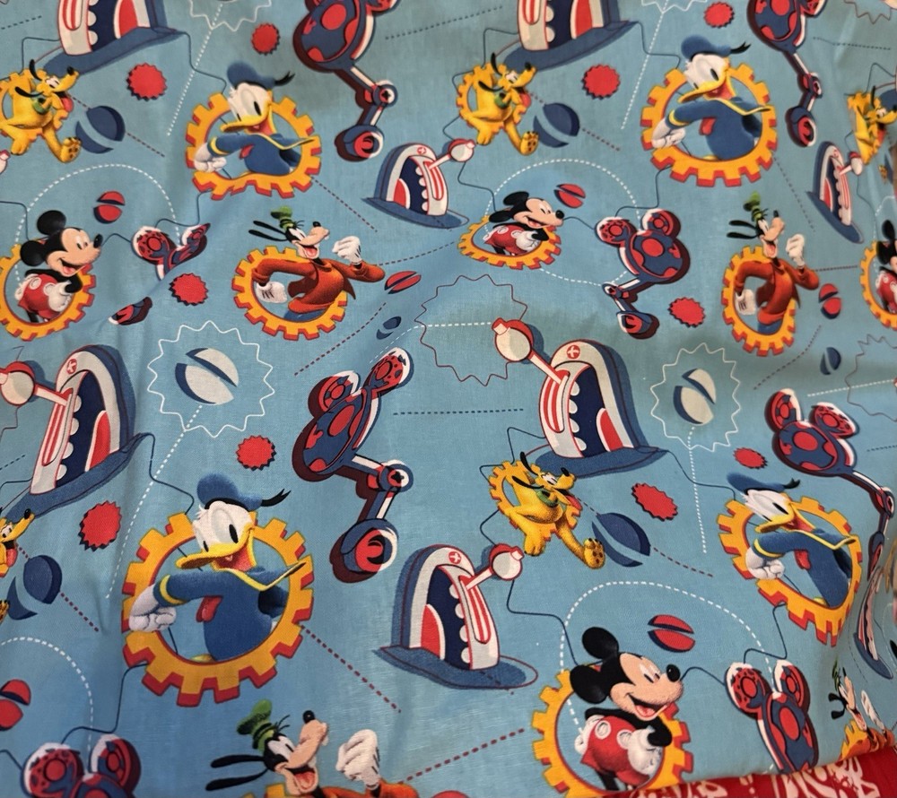 Disney Mickey Mouse Fun House Clubhouse Fabric BTHY 18”x44”