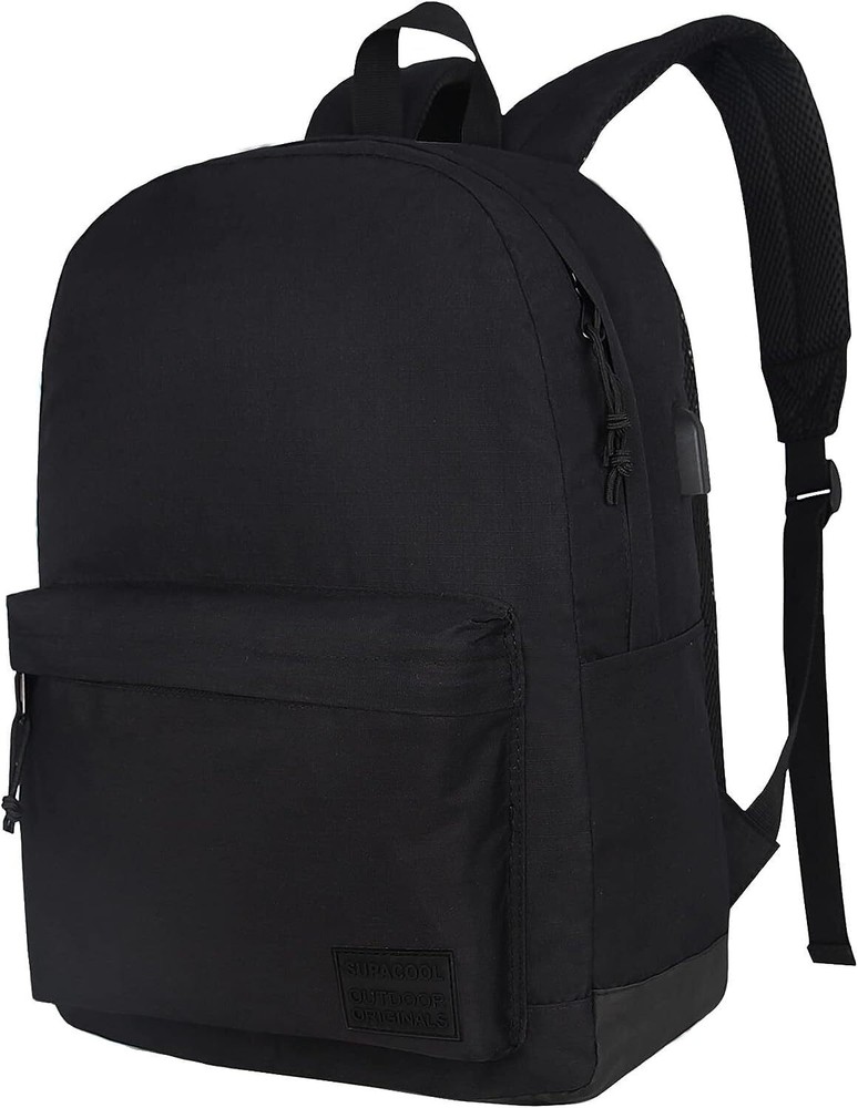 Lightweight Casual Travel Backpack with USB Charging Port for Men and Women, ...