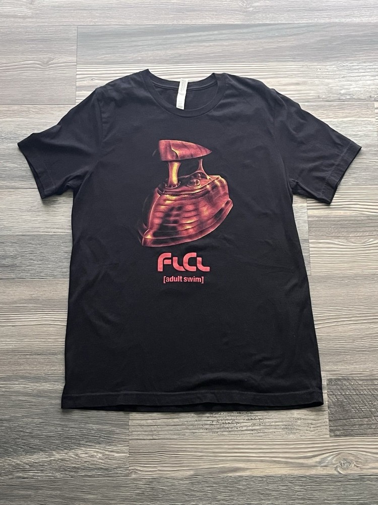 RARE Adult Swim FLCL Fooly Cooly anime Medical Machanica promo shirt size Large