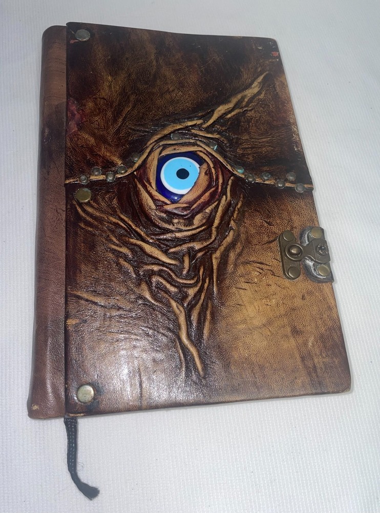 Leather Dragon's Eye Unique Daily Journal