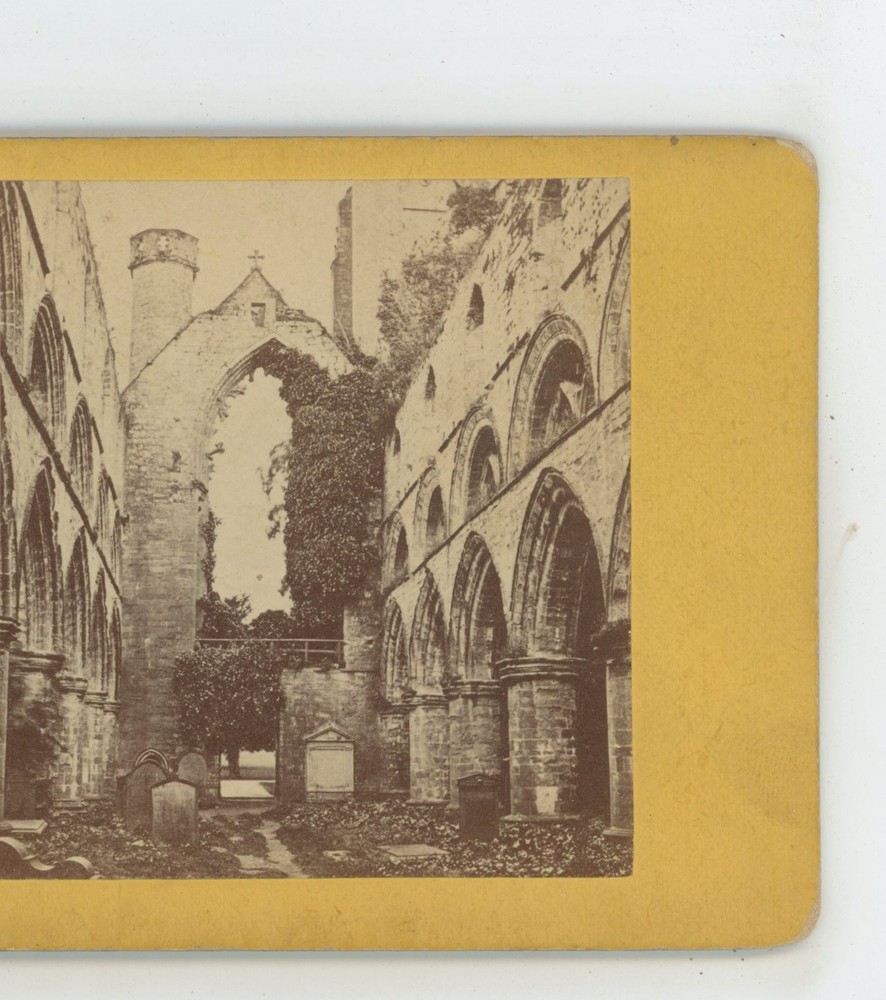 Interior Dunkeld Cathedral Perth Scotland Stereoview