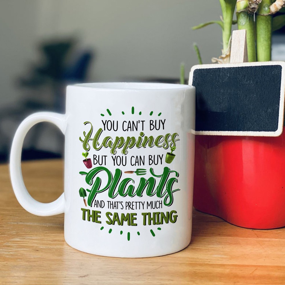 Cute You Can't Buy Happiness Coffee Mug for Tea or Hot Drinks