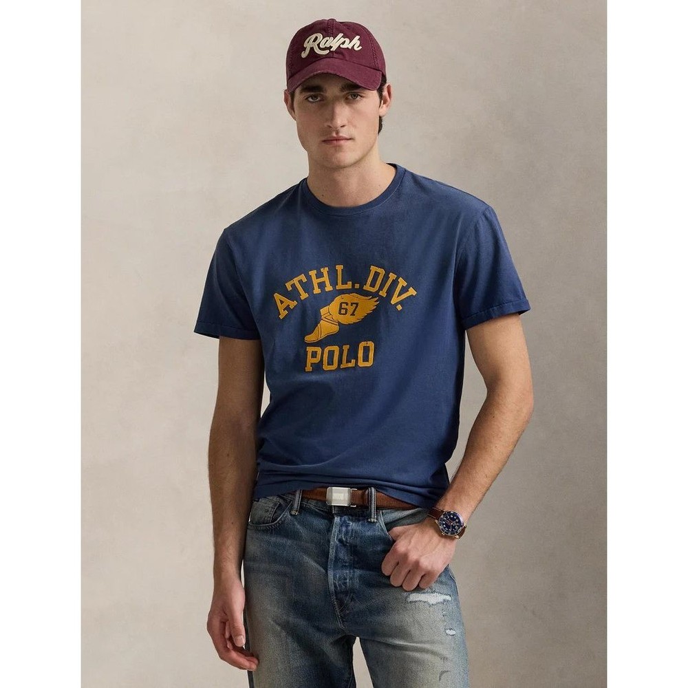 Polo Ralph Lauren Classic Fit Logo Jersey T Shirt Mens XXL Blue Preppy NWOT